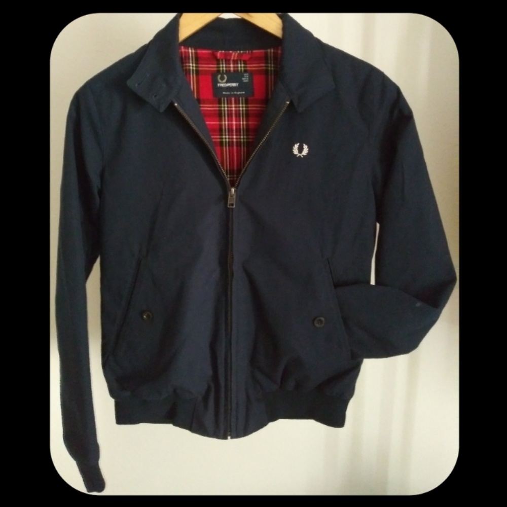Fred Perry Navy Harrington Jacket